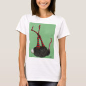 Leggings met struisgraaf t-shirt (Voorkant)