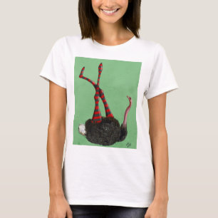 Leggings met struisgraaf t-shirt