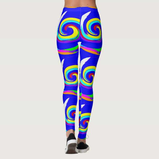 Leggings met tegels (Achterkant)