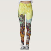 Leggings met Van Gogh's "Olijfbomen" (Voorkant)