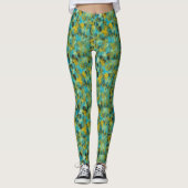 Leggings met verf gepotte dames (Voorkant)