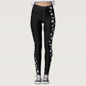 Leggings met verschillende vormen van diamant (Voorkant)