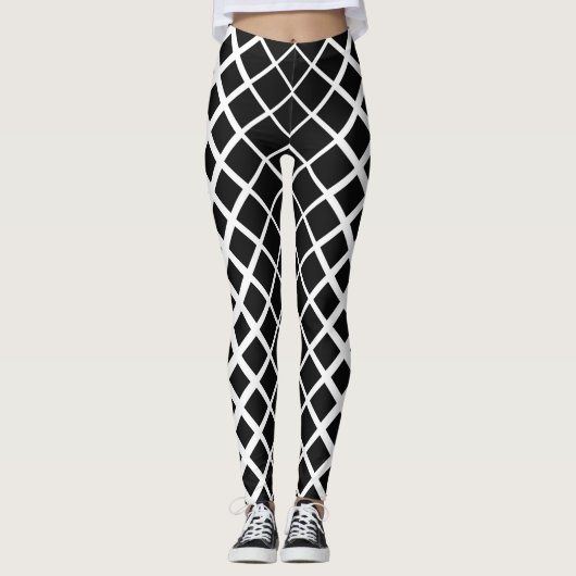 leggings met vierkante diamanten (Voorkant)