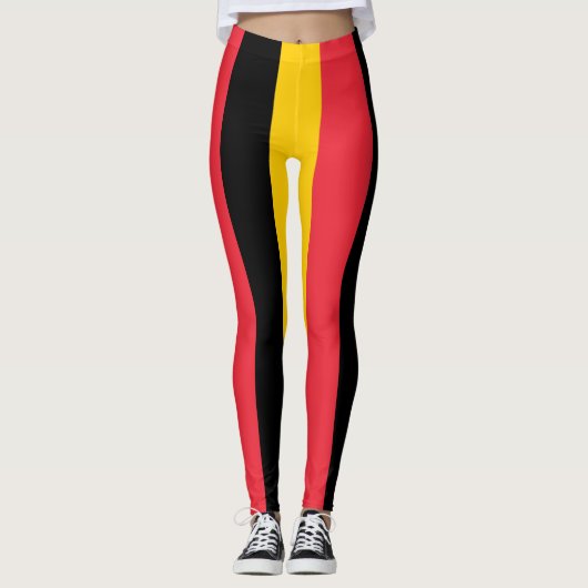 Leggings met vlag van België (Voorkant)
