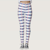 Leggings met vlag van Cincinnati City, Verenigde S (Voorkant)