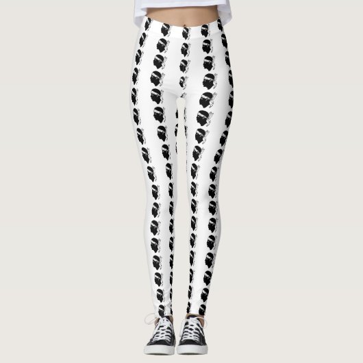 Leggings met vlag van Corsica (Voorkant)