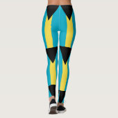 Leggings met vlag van de Bahama's (Achterkant)