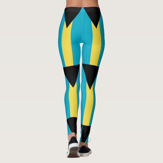 Leggings met vlag van de Bahama's (Achterkant)