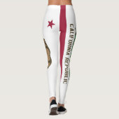 Leggings met vlag van de staat Californië, Verenig (Achterkant)