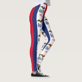 Leggings met vlag van de staat Iowa, Verenigde Sta (Rechts)