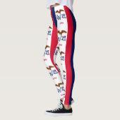 Leggings met vlag van de staat Iowa, Verenigde Sta (Links)