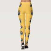 Leggings met vlag van de staat New Jersey, Verenig (Achterkant)