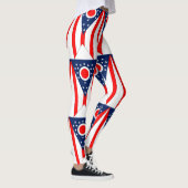 Leggings met vlag van de staat Ohio, Verenigde Sta (Rechts)