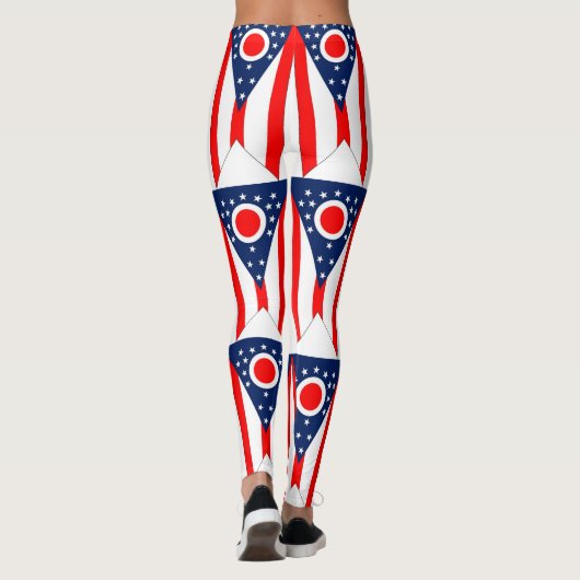 Leggings met vlag van de staat Ohio, Verenigde Sta (Achterkant)