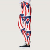 Leggings met vlag van de staat Ohio, Verenigde Sta (Links)