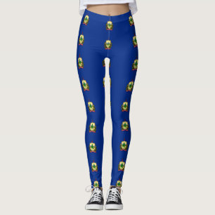 Leggings met vlag van de staat Vermont, Verenigde 