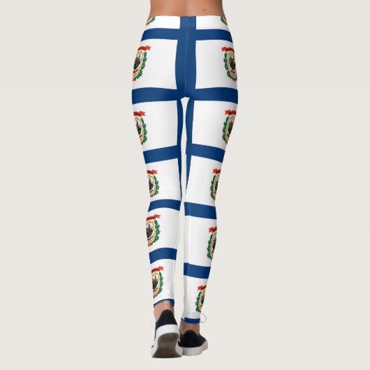 Leggings met vlag van de staat West Virginia, Vere (Achterkant)