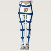 Leggings met vlag van de staat West Virginia, Vere (Voorkant)