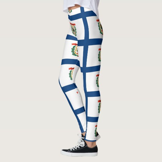 Leggings met vlag van de staat West Virginia, Vere (Links)
