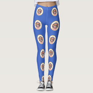 Leggings met vlag van Minnesota, Verenigde Staten