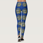 Leggings met vlag van Nebraska, Verenigde Staten (Achterkant)