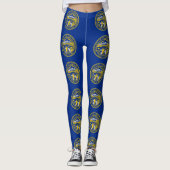 Leggings met vlag van Nebraska, Verenigde Staten (Voorkant)