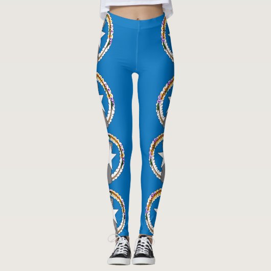 Leggings met vlag van Noordelijke Marianen, Vereni (Voorkant)