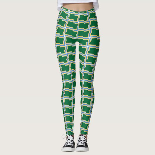 Leggings met vlag van Portland City, Verenigde Sta (Voorkant)