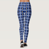 Leggings met vlag van Quebec City, Canada (Achterkant)