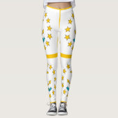 Leggings met vlag van Rhode Island, Verenigde Stat (Voorkant)