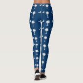 Leggings met vlag van South Carolina, Verenigde St (Achterkant)