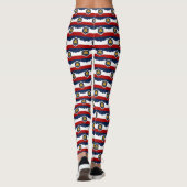 Leggings met vlag van Utah State, VS (Achterkant)