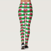 Leggings met vlag van Wales, Verenigd Koninkrijk (Achterkant)