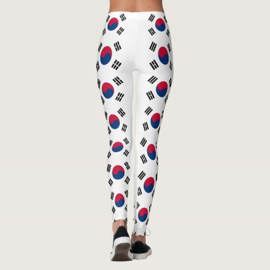 Leggings met vlag van Zuid-Korea (Achterkant)