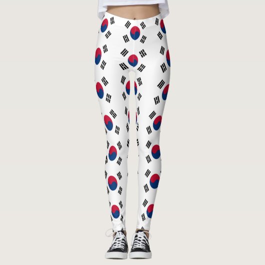 Leggings met vlag van Zuid-Korea (Voorkant)