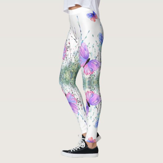 Leggings met Vliegende Vlinders (Links)