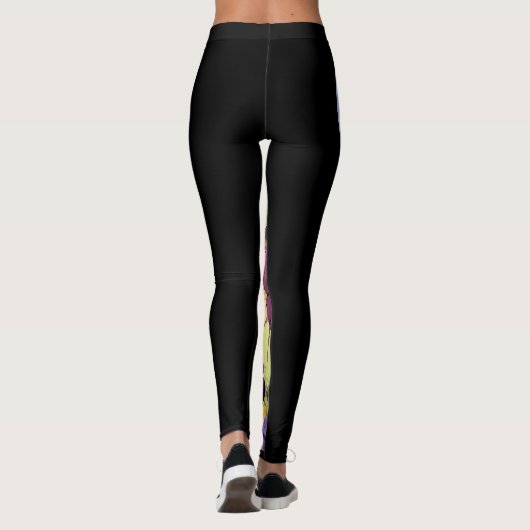 LEGGINGS MET VLINDERS (Achterkant)