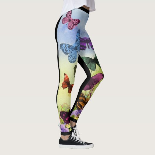 LEGGINGS MET VLINDERS (Rechts)