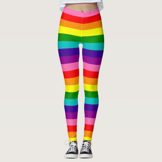 Leggings met voorvlag (oorspronkelijke 8 kleuren) (Voorkant)