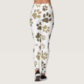 Leggings met vrouwelijke pooafdrukken (Achterkant)