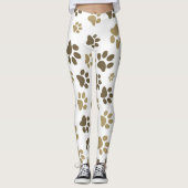 Leggings met vrouwelijke pooafdrukken (Voorkant)