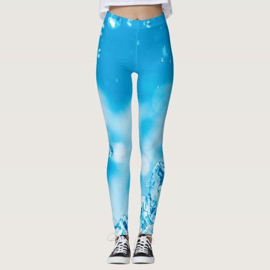 leggings met waterbellen (Voorkant)