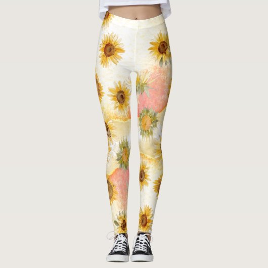 Leggings MET ZONKERE LEVERING (Voorkant)