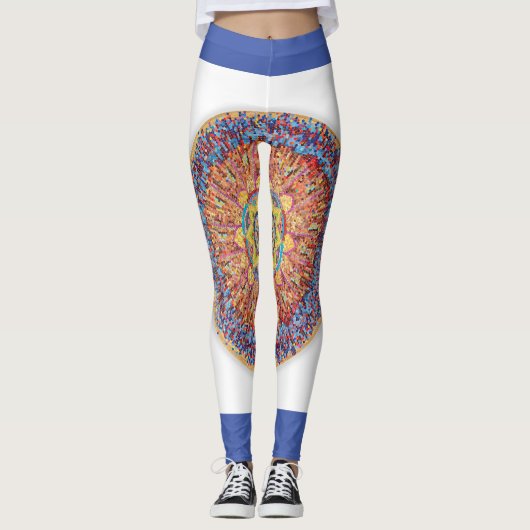 leggings met zonneburst (Voorkant)