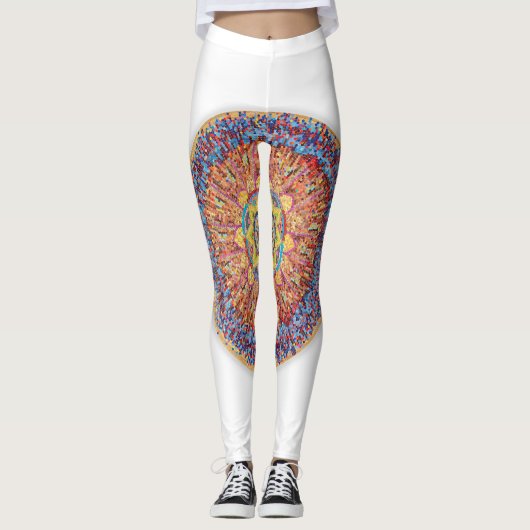 leggings met zonneburst (Voorkant)