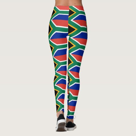 Leggings met Zuid-Afrikaanse vlag (Achterkant)