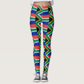 Leggings met Zuid-Afrikaanse vlag (Voorkant)