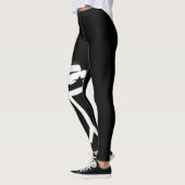 leggings met zwart wit grijs mummy (Links)