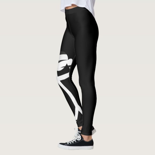 leggings met zwart wit grijs mummy (Links)