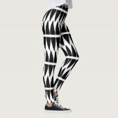 Leggings met zwart/wit patroon (Rechts)